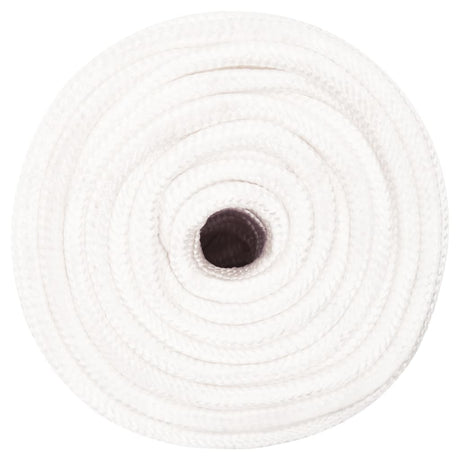 Vidaxl corde de bateau 14 mm 100 m polypropylène solide blanc