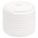 Vidaxl Boat Rope 16 mm 25 m polypropylen fuld hvid