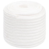 Vidaxl Boat Rope 16 mm 50 m polypropylen fuld hvid