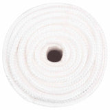 Vidaxl corde de bateau 16 mm 100 m polypropylène solide blanc