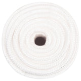 Corde de bateau vidaxl 16 mm 250 m en polypropylène plein blanc