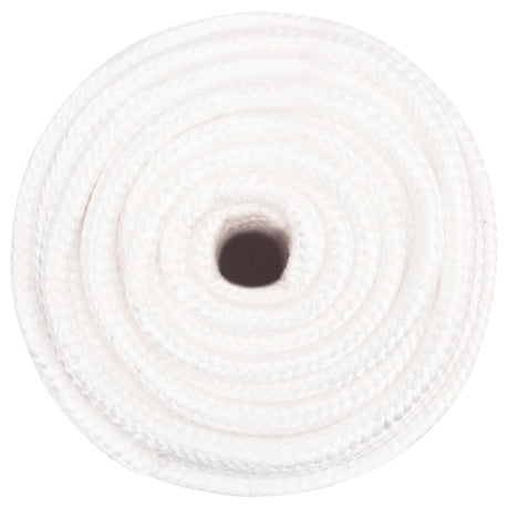 Corde de bateau vidaxl 16 mm 250 m en polypropylène plein blanc