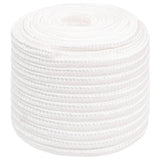 Corde de bateau vidaxl 18 mm 100 m polypropylène plein blanc