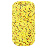 Vidaxl boat rope 2 mm 25 m polypropylene yellow