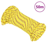 Vidaxl corde de bateau 4 mm 50 m polypropylène jaune