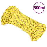 Vidaxl corde de bateau 5 mm 500 m polypropylène jaune