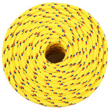 Vidaxl corde de bateau 6 mm 100 m polypropylène jaune