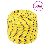 Vidaxl corde de bateau 12 mm 50 m polypropylène jaune