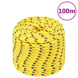 Vidaxl Boot Rope 12 mm 100 m Polropypylen Giel