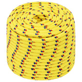 Vidaxl corde de bateau 14 mm 100 m polypropylène jaune