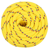 Vidaxl corde de bateau 16 mm 50 m polypropylène jaune