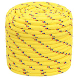 Vidaxxl corde de bateau 18 mm 25 m polypropylène jaune