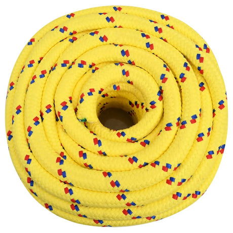 Vidaxxl corde de bateau 20 mm 25 m polypropylène jaune