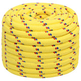 Vidaxxl corde de bateau 20 mm 50 m polypropylène jaune