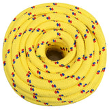 Vidaxxl corde de bateau 20 mm 50 m polypropylène jaune