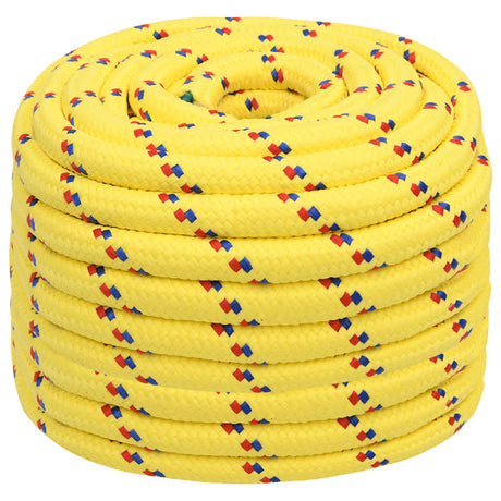 Vidaxl corde de bateau 20 mm 100 m polypropylène jaune