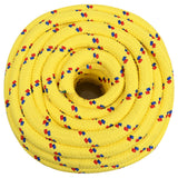 Vidaxl corde de bateau 20 mm 100 m polypropylène jaune
