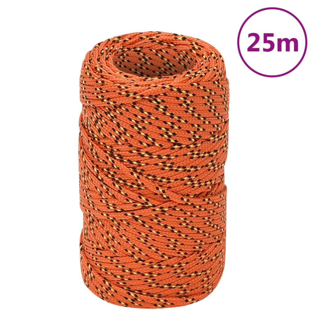 Vidaxl Boat Rope 2 mm 25 m de polipropileno naranja