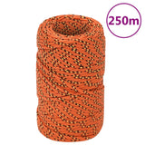 Vidaxl -Bootseil 2 mm 250 m Polypropylenorange