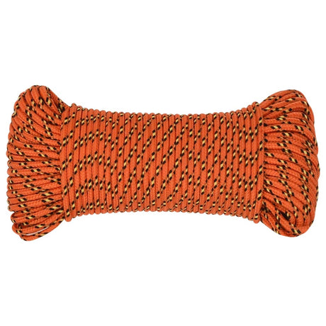 Vidaxl corde de bateau 5 mm 100 m polypropylène orange