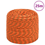 Vidaxl corde de bateau 6 mm 25 m polypropylène orange