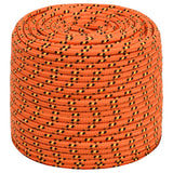 Vidaxxl corde de bateau 6 mm 250 m polypropylène orange