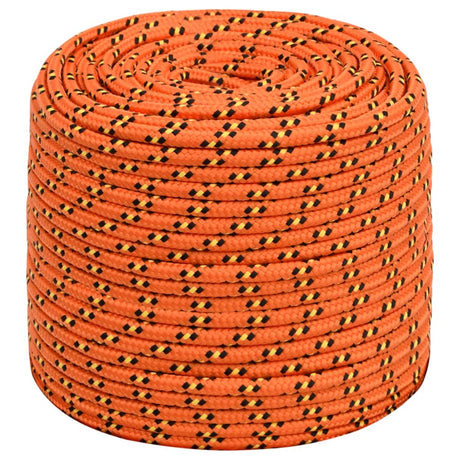Vidaxxl corde de bateau 6 mm 250 m polypropylène orange