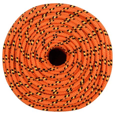Vidaxxl corde de bateau 6 mm 250 m polypropylène orange