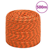 Vidaxl corde de bateau 6 mm 500 m polypropylène orange