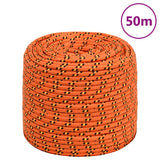 Vidaxl corde de bateau 8 mm 50 m polypropylène orange