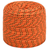Vidaxxl corde de bateau 10 mm 25 m polypropylène orange