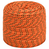 Vidaxxl corde de bateau 10 mm 100 m polypropylène orange