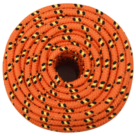 Vidaxxl corde de bateau 12 mm 50 m polypropylène orange