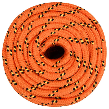 Vidaxxl corde de bateau 16 mm 50 m polypropylène orange