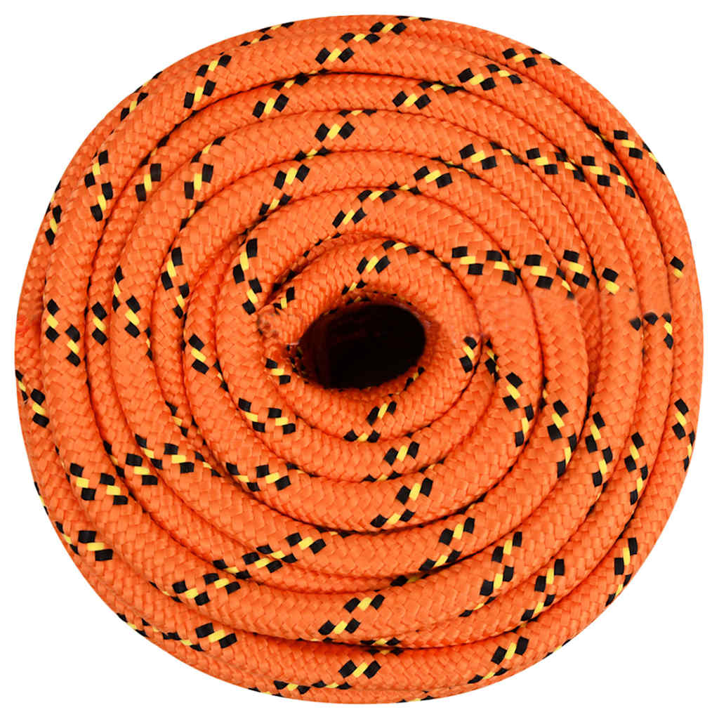 Vidaxxl corde de bateau 16 mm 50 m polypropylène orange