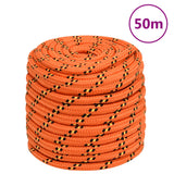Vidaxl corde de bateau 18 mm 50 m polypropylène orange