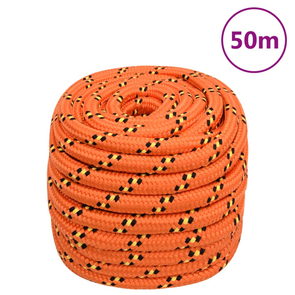 Vidaxl Boot Rope 20 mm 50 m Polropypylene Oranje