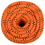 Vidaxxl corde de bateau 20 mm 50 m polypropylène orange