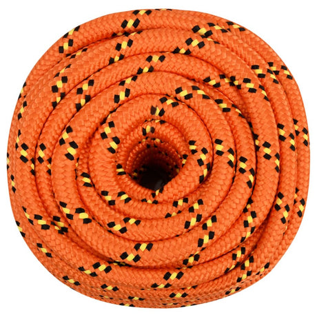 Vidaxxl corde de bateau 20 mm 50 m polypropylène orange