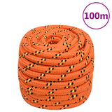 VidaXL corde de bateau 20 mm 100 m polypropylène orange