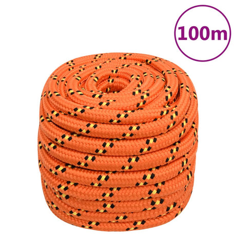 VidaXL corde de bateau 20 mm 100 m polypropylène orange