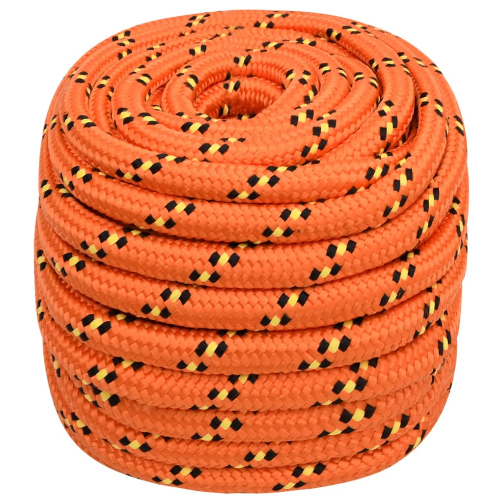 VidaXL corde de bateau 20 mm 100 m polypropylène orange