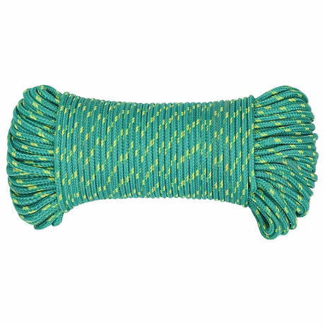 Vidaxxl corde de bateau 4 mm 500 m polypropylène vert