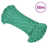 Vidaxl corde de bateau 5 mm 50 m polypropylène vert