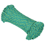 Vidaxxl corde de bateau 5 mm 250 m polypropylène vert