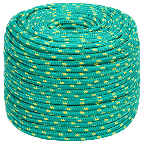 Vidaxxl corde de bateau 6 mm 25 m polypropylène vert