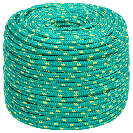 Vidaxl corde de bateau 8 mm 50 m polypropylène vert