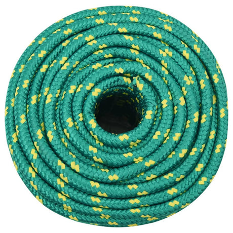 Vidaxxl corde de bateau 14 mm 50 m polypropylène vert
