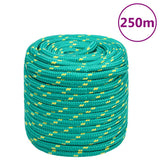 Corde à bateau Vidaxl 16 mm 250 m vert en polypropylène