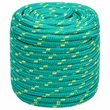 Corde à bateau Vidaxl 16 mm 250 m vert en polypropylène